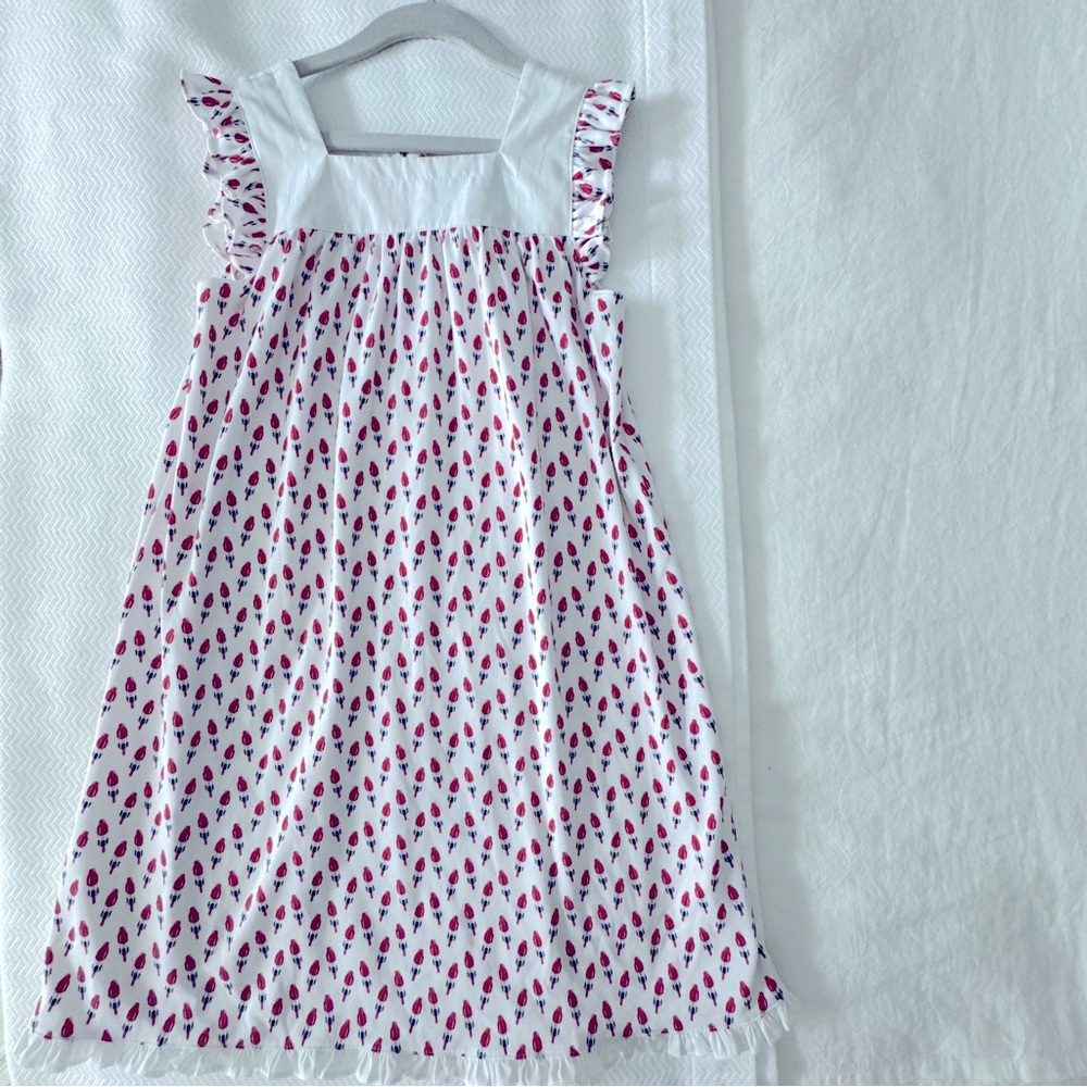 Lila and Hayes Size Girls 7 Caroline Dress Patriotic Popsicles Pattern